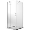 Idralite Box Doccia 70x30 CM H190 Trasparente con Easyclean mod. Flip Anta + Fisso