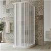 Idralite Box doccia a 3 lati in PVC a soffietto 70x100x70 cm H 185 mod. Narciso con apertura centrale