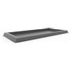 Tekcnoplast Sottovaso rettangolare 108x49 colore Grigio in resina per fioriera mod. Matera