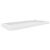 Tekcnoplast Sottovaso rettangolare 108x49 colore Bianco in resina per fioriera mod. Matera