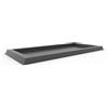 Tekcnoplast Sottovaso rettangolare 108x49 colore Antracite in resina per fioriera mod. Matera