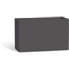 Tekcnoplast Vaso Fioriera Flowerpot In Resina Rettangolare 80x35 CM Antracite