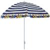Cosma Ombrellino da spiaggia camping ø 1,5 con telo in TNT Rigato colori assortiti palo Bianco con custodia mod. Playa