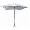 Cosma Ombrellone da giardino 3x3 con telo in poliestere Bianco palo Bianco antivento mod. Brian