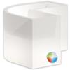 Tekcnoplast Vaso Luminoso Fioriera In Resina Rettangolare H 50 CM Led Multicolor Batteria Solare mod. Flowerpot Angolare Led