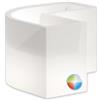 Tekcnoplast Vaso Luminoso Fioriera In Resina Rettangolare H 50 CM Led Multicolor Cavo mod. Flowerpot Angolare Led