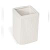 Metaform Porta Spazzolini da Appoggio Bianco in Ceramica Mod. Zoe