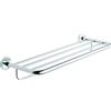 Metaform Porta Teli a Parete Cromo in Ottone Cromato, Acciaio Inox, e materiali termoplastici Mod. One Hotellerie