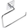 Metaform Porta Asciugamani ad Anello a Parete Cromo in Acciaio Cromato e leghe metalliche Mod. Cold Wind Cromo