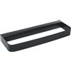 Metaform Porta Asciugamani ad Anello a Parete Nero Opaco in Acciaio Verniciato, leghe metalliche, SAN e ABS Mod. 25 Black