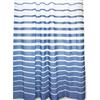 Metaform Tenda Doccia a righe Rigata, Colore: Blu e Bianco in PEVA 240x200 Mod. Amalfi