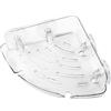 Metaform Mensola Angolare Trasparente in Materiale Termoplastico Mod. Air Container