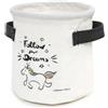 Metaform Cesta Multifunzione Bianco con Fantasia Unicorno in Cotone impermeabile Mod. Unicorn