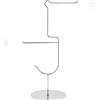Metaform Piantana Porta Asciugamani Lucido in Acciaio Inox Aisi 304 Mod. Pellicano