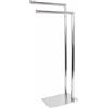 Metaform Piantana Porta Asciugamani Lucido in Acciaio Inox Aisi 304 Mod. Poseidon