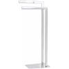 Metaform Piantana Porta Asciugamani Lucido in Acciaio Inox Aisi 304 Mod. Zeus