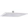 Metaform Soffione Doccia Quadrato Cromo in Acciaio Inox 18/10 ss Aisi 304 30x30 Mod. Seven Square