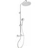 Metaform Saliscendi Doccia Tondo Cromo in Acciaio Inox Aisi 304 Mod. Poseidon Plus