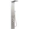 Metaform Colonna Doccia Idromassaggio Spazzolato in Acciaio Inox Aisi 304 Mod. Manhattan Plus