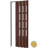 Pinto Porta a soffietto da interno in kit con vetri in PVC Frassino 82x210 cm mod. Sonia