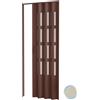 Pinto Porta a soffietto da interno in kit con vetri in PVC Avorio 1140 82x220 cm mod. Sonia