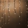 Vacchetti Tenda luminosa 200 led Bianco Caldo 4,5 mt con cascata, Distanza tra led cm10