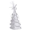 Vacchetti Candela Albero Natale Argento paraffina 8 h 22,5 cm