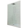 Forte Porta doccia scorrevole 140 CM H 200 Vetro Trasparente Profilo Champagne mod. Deco