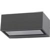Shot Applique led da parete colore antracite mod. Valencia