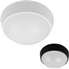 Shot Plafoniera tonda led da parete e soffitto colore nero o bianco mod. Oviedo