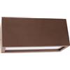Shot Applique led da parete a doppio fascio colore corten mod. Vigo 1