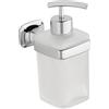 Metaform Dispenser sapone da parete Cromo in Ottone cromato e vetro Mod. Aida