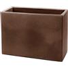 Teraplast Fioriera Rettangolare colore Bronzo 115x50 CM H 50 mod. Schio Cassa