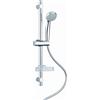 Metaform Saliscendi Doccia 3 getti Doppia aggraffatura in Acciaio inox e ABS Mod. Aurora