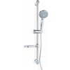 Metaform Saliscendi Doccia 3 getti Doppia aggraffatura in Acciaio inox e ABS Mod. Sun-set