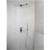 Metaform Saliscendi Doccia con soffione e doccetta Cromo in Acciaio inox e ottone cromato Mod. Hera direct