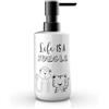 Metaform Dispenser sapone da appoggio Bianco in Ceramica Mod. Jungle