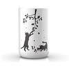 Metaform Porta spazzolini da appoggio Bianco in Ceramica Mod. Cats