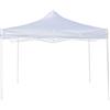 Divina Garden Telo tetto Bianco 3X3 impermeabile per ricambio gazebo richiudibile