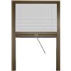 Your Self Zanzariera a plisse in kit riducibile universale Melodie per finestra verticale 160x160 Bronzo