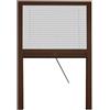 Your Self Zanzariera a plisse in kit riducibile universale Melodie per finestra verticale 160x160 Marrone