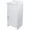 Negrari Lavatoio compatto in PVC colore bianco 42x34 cm mod. Rocco