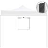Divina Garden Telo laterale 2x2mt bianco impermeabile con finestra ricambio per gazebo richiudibile