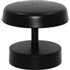 Shot Lampada da tavolo led ricaricabile IP54 colore nero mod. San