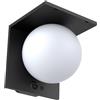 Shot Applique led da parete colore nero mod. Moon