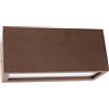 Shot Applique led da parete colore corten mod. Vigo