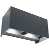 Shot Applique led da parete colore antracite mod. Marbella