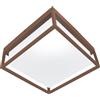 Shot Plafoniera led a soffitto colore corten mod. Leon