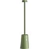 Shot Lampada da tavolo led ricaricabile IP54 colore verde salvia mod. Tag