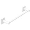 Metaform Porta asciugamani 30 cm da parete Bianco Opaco in Acciaio verniciato Mod. Hotel Maison White